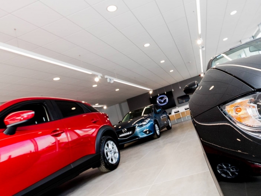 New Mazda showroom project completed on time & within budget